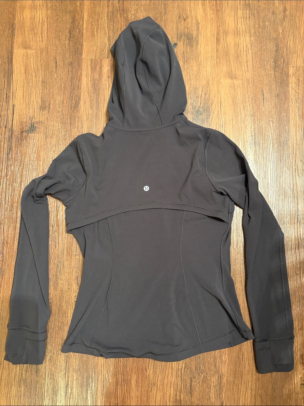 Lululemon hoodie black  zipped jacket women size 8 / 6 EUC